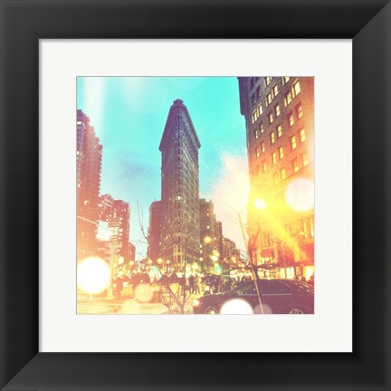 Framed City Stroll II Print