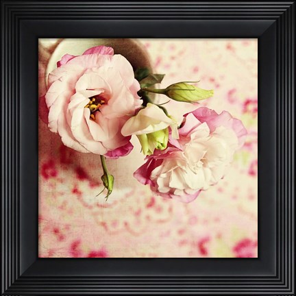 Framed Cup of Romance Square Print