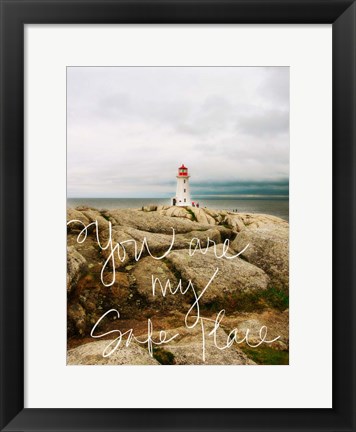 Framed Safe Place Print