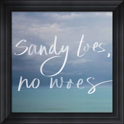 Framed Sandy Toes Print