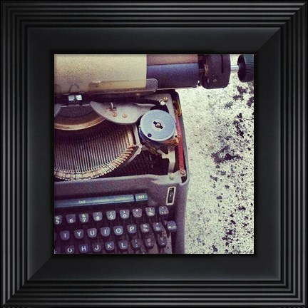 Framed Antique Text Print