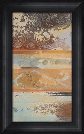 Framed Antique Sophistication I Print