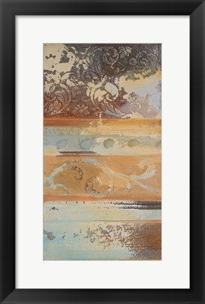 Framed Antique Sophistication I Print