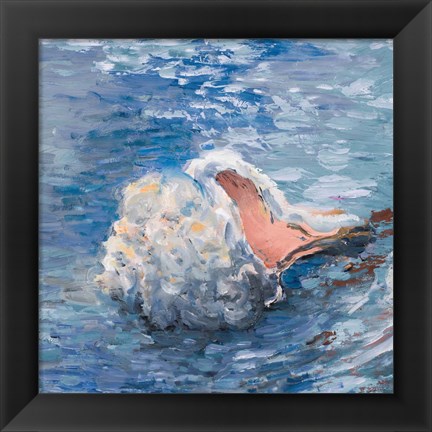 Framed Faded into the Shore II Print