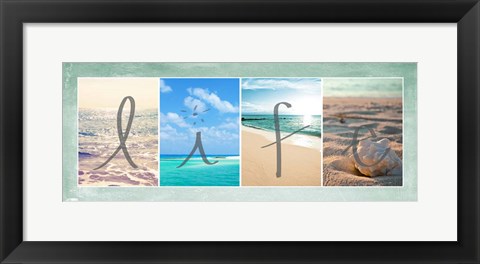 Framed Sea Life Print