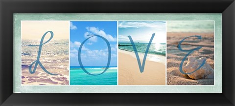 Framed Sea Love Print