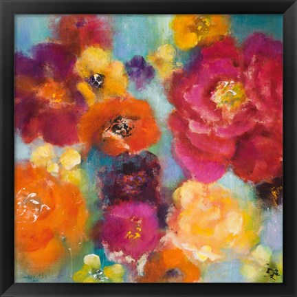 Framed Aquatic Garden Print