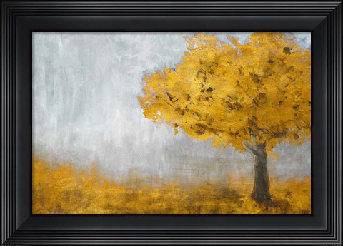 Framed Yellow Eternal Tree Print