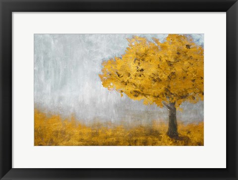 Framed Yellow Eternal Tree Print