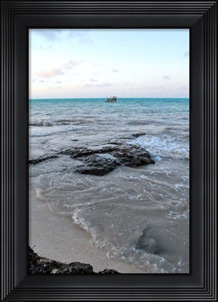 Framed Crashing Waves Print