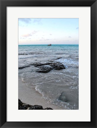 Framed Crashing Waves Print