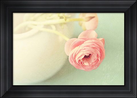 Framed Vintage Peony III Print