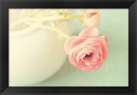 Framed Vintage Peony III Print