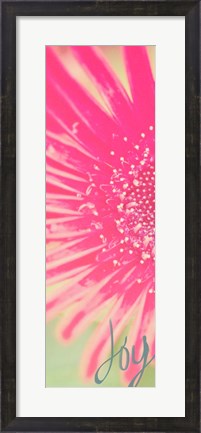 Framed Joy Flower Print