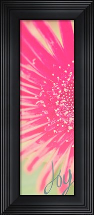 Framed Joy Flower Print