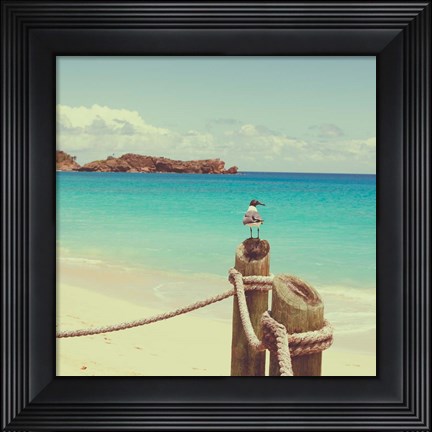 Framed Island Vacation II Print
