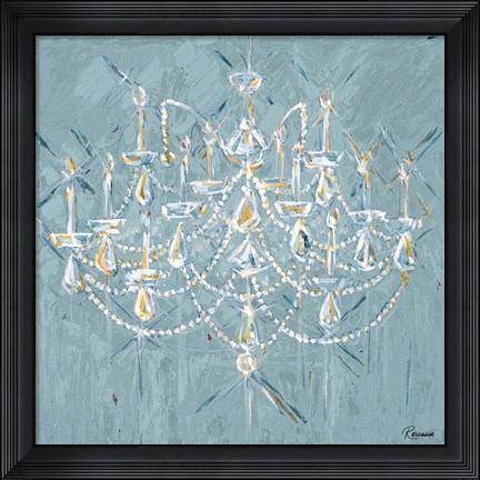 Framed New Chandelier II Print