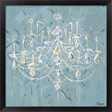 Framed New Chandelier II Print