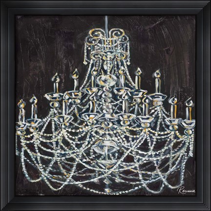 Framed Chandelier I Print
