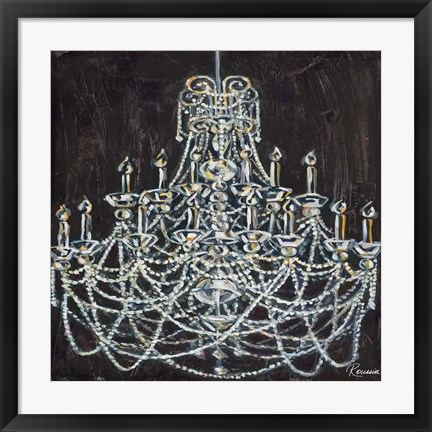 Framed Chandelier I Print