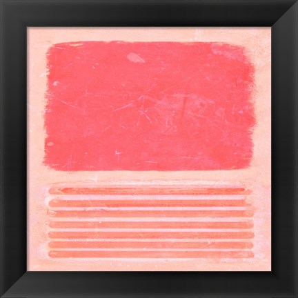 Framed Pastel Metamorphosis II Print
