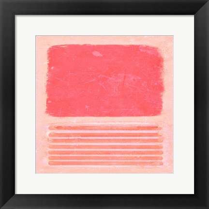 Framed Pastel Metamorphosis II Print