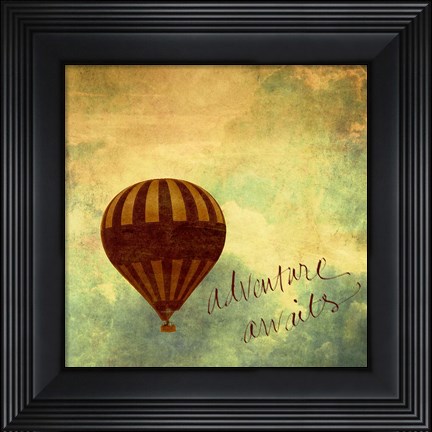 Framed Adventure Awaits Print