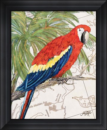 Framed Another Bird in Paradise I Print