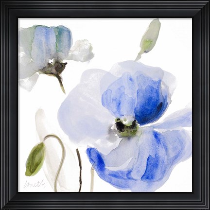 Framed All Poppies I Print
