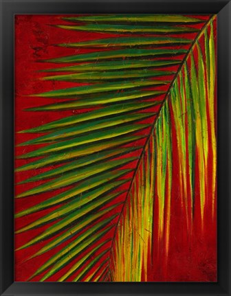 Framed Palmas En Fuego III Print