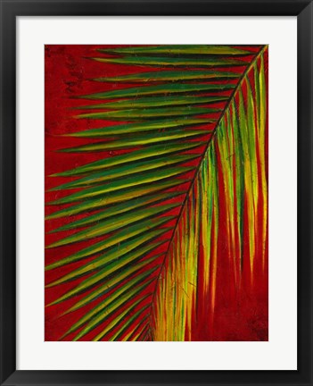 Framed Palmas En Fuego III Print