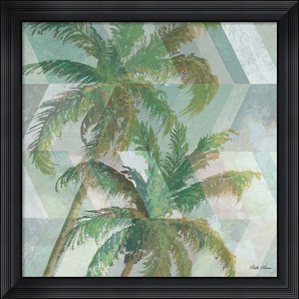 Framed Go With Coastal Color I Print