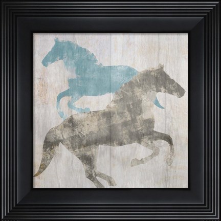 Framed Equine I Print