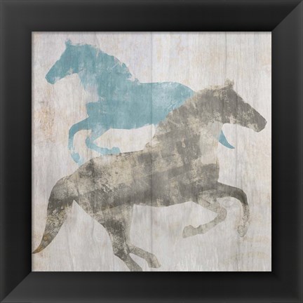 Framed Equine I Print