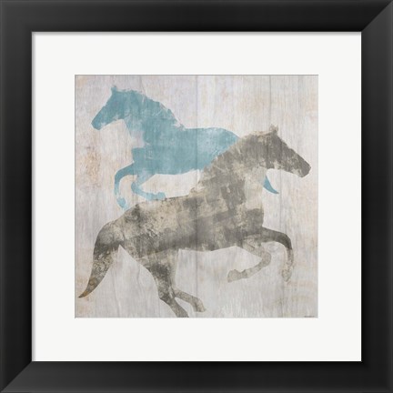 Framed Equine I Print