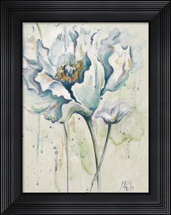 Framed Fresh Poppies I Print