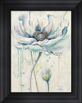 Framed Fresh Poppies II Print
