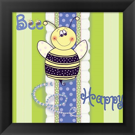 Framed Bee I Print