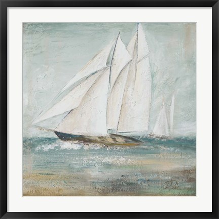 Framed Cape Cod Sailboat I Print