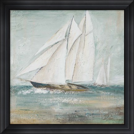 Framed Cape Cod Sailboat I Print