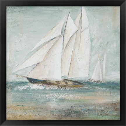 Framed Cape Cod Sailboat I Print