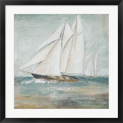 Framed Cape Cod Sailboat I Print