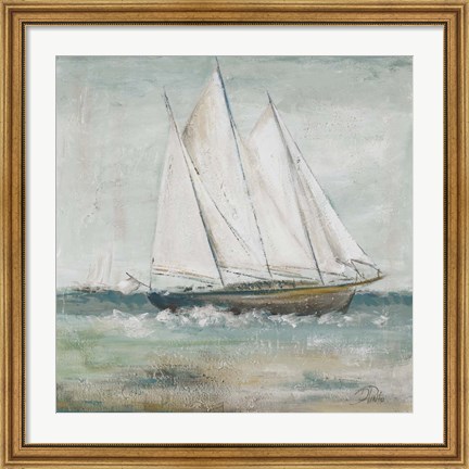 Framed Cape Cod Sailboat II Print