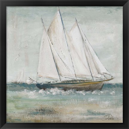 Framed Cape Cod Sailboat II Print