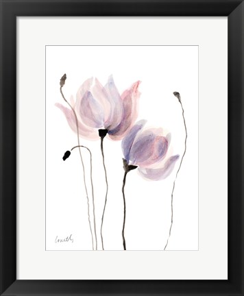 Framed Floral Sway I Print