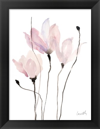 Framed Floral Sway II Print