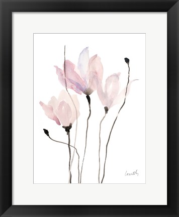 Framed Floral Sway II Print