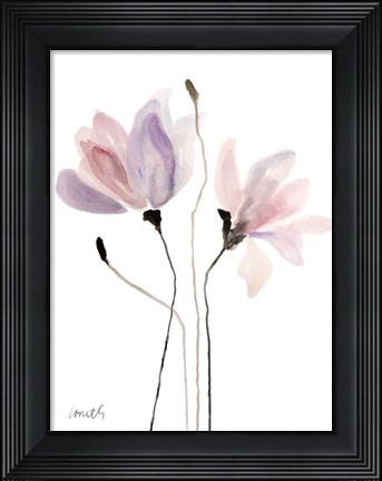 Framed Floral Sway III Print
