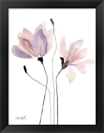 Framed Floral Sway III Print