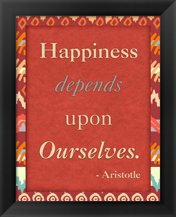 Framed Happiness Ourselves Print
